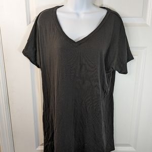 Athleta, night time bliss CYA tee, black, size M
